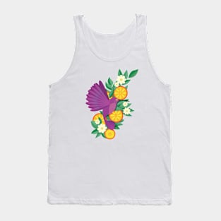 Tropical Hummingbird Tank Top